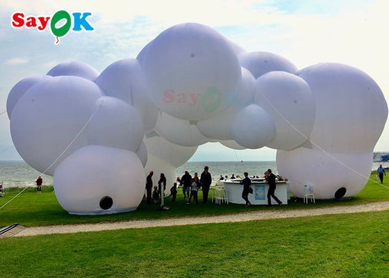 Event PVC Custom Cloud Shaped Balloons With Two Sides Digital Printing