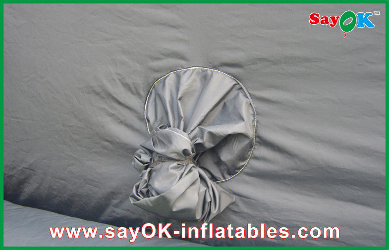 Black Capacity 60 Persons Inflatable Planetarium Dome Tent With Logo