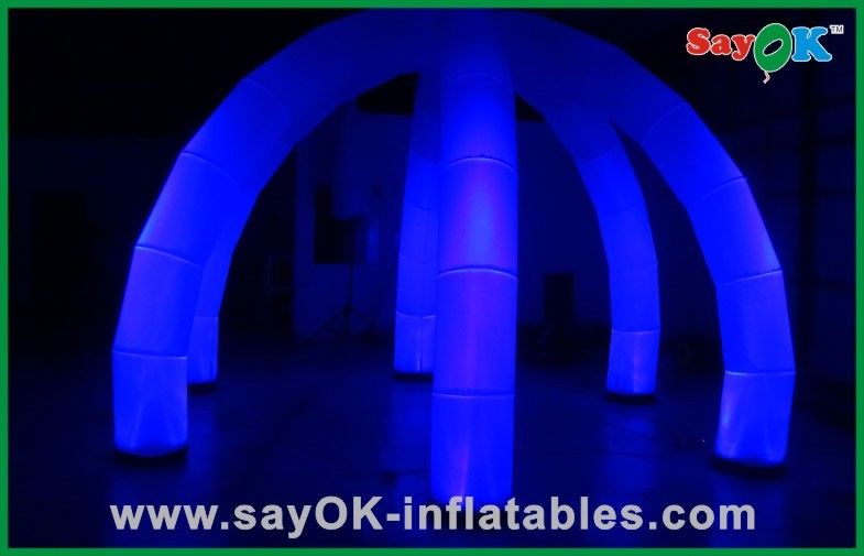 Advertising Spiders Tent Inflatable Lighting Decoration With LED