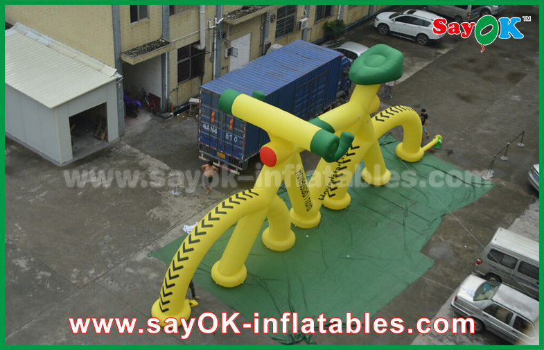 3m High Custom Inflatable Products Promotional Model Bicycle With Print