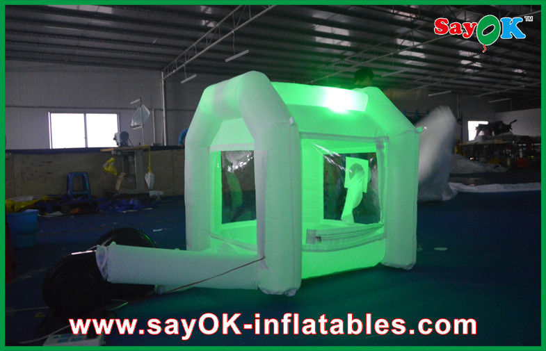 Inflatable Photo Booth Hire Little House Led Inflatable Money Booth , Wedding Party Inflatable Booth
