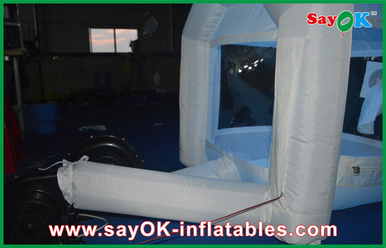 Inflatable Photo Booth Hire Little House Led Inflatable Money Booth , Wedding Party Inflatable Booth