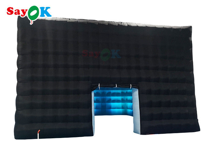 Inflatable Cube Tent Flexible Inflatable Air Tent With Led Lights Blow Up Camping Tent