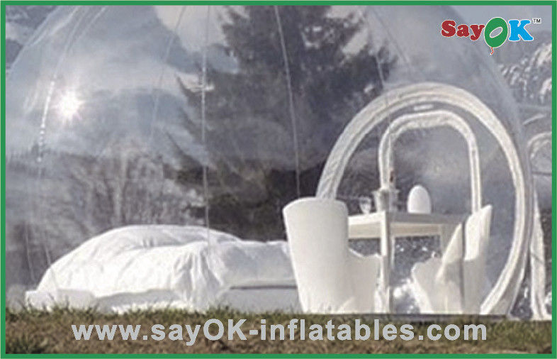 Inflatable Yard Tent Transparent Inflatable Air Tent Outdoor Grassland Weekend Inflatable Tent