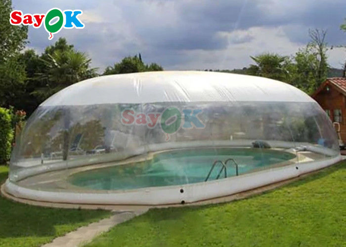 Outdoor Customized Inflatable Swimming Pool Cover Transparent Inflatable Pool Cover Dome