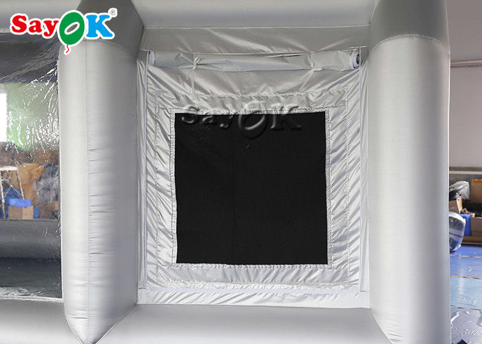 Best Inflatable Tent 7x5x3mH Silver Car Inflatable Spray Booth