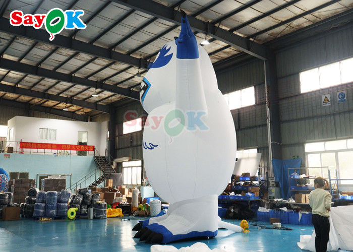 Inflatable Animals Holidays Led Lighting Inflatable Snow Monster Snowman Airblown Monster Toy For Outdoor Decoration