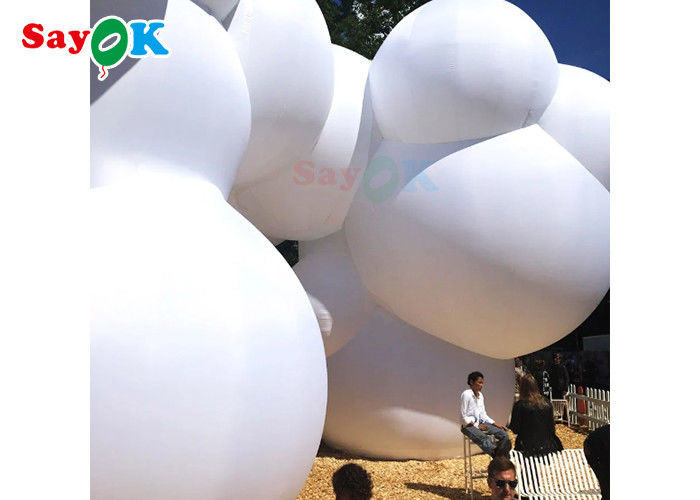 Event PVC Custom Cloud Shaped Balloons With Two Sides Digital Printing