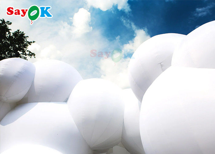 Event PVC Custom Cloud Shaped Balloons With Two Sides Digital Printing