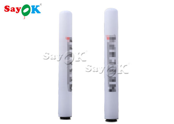 0.63x5mH Columnas de luz LED inflables para eventos / decoración de escenarios