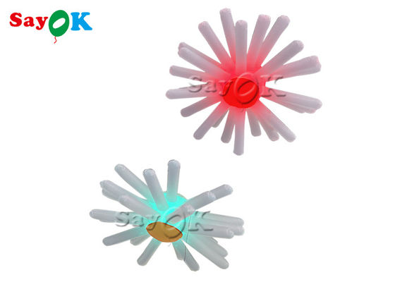Eventos colgantes Flores inflables con luces multicolores