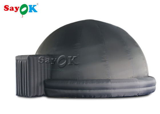 Tenda de Planetario Inflables Negro portátil de proyección de cúpula 360 5/6m