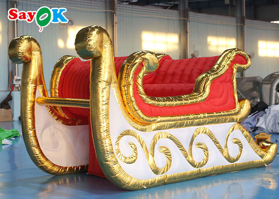 trineo inflable del trineo de la Navidad del festival de las decoraciones del día de fiesta de los 4x2m