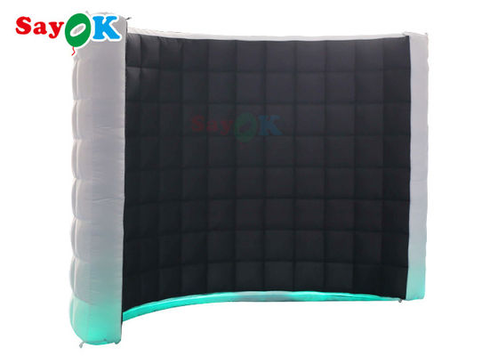 cabina inflable de la foto de la pared del paño LED de 210D Oxford para acontecimientos más grandes