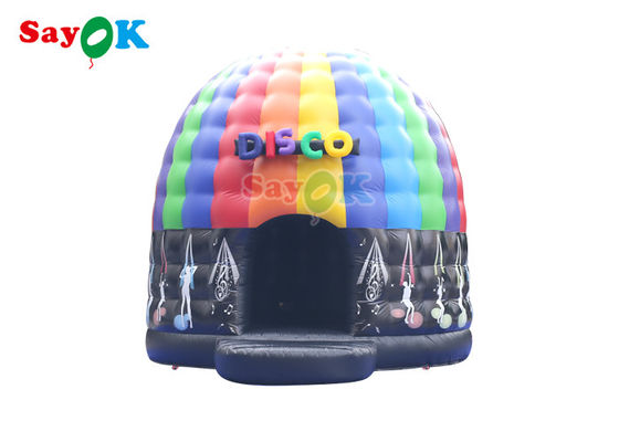 casa inflable de la despedida de la bóveda del disco de los 5m el 16.5ft con la luz del disco