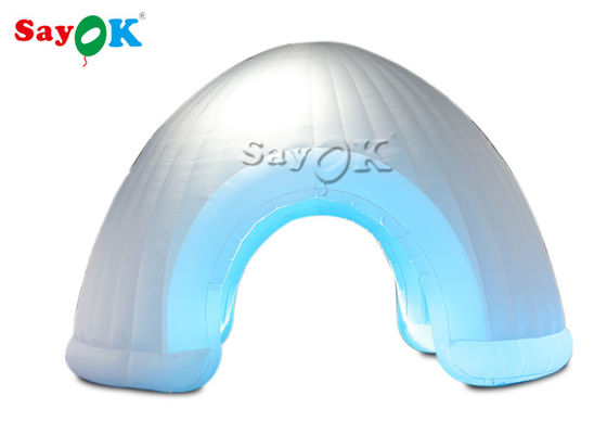 Va al aire libre la tienda 210D Xford del aire llevó la tienda inflable de la bóveda 6x4mH