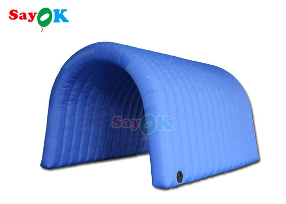 Paño inflable azul inflable de Oxford de la tienda del túnel de la tienda 5x5x3mH del césped para la exposición