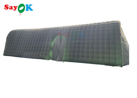 Tienda inflable del túnel del Pvc del canal de encargo del aire de la tienda de la bóveda del acontecimiento con la cortina de puerta