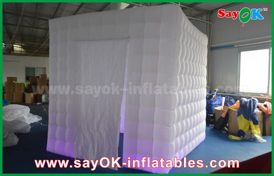 Estudio inflable de la foto que enciende los 2.5m 1 tienda inflable de la cabina de la foto de Photobooth de la cabina de la puerta con la cortina del velcro