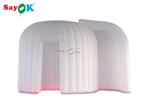 Cabina inflable blanca los 4*3*2.4m de la foto de la cabina de la foto de la Navidad con el ventilador y el control remoto