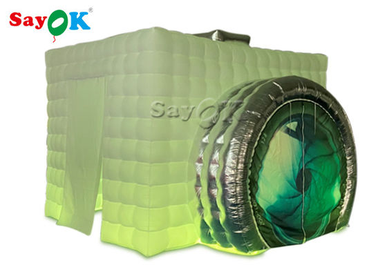 La cabina del acontecimiento exhibe la cabina inflable plegable de la foto del cubo para casarse/el acontecimiento al aire libre