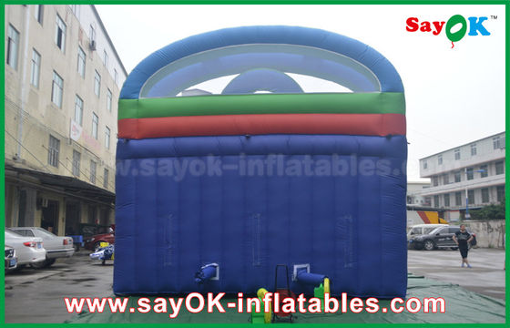 La diapositiva inflable para los niños embroma el castillo de salto de la gorila de la lona del Pvc inflable con el tobogán acuático