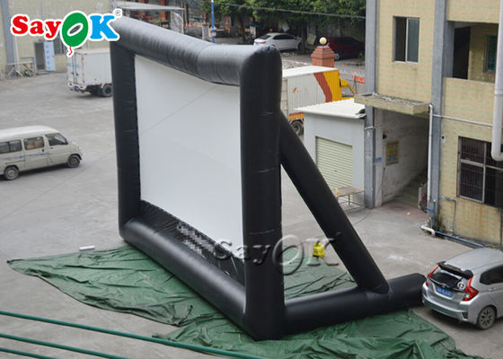 Pantalla de cine inflable de costura doble del museo del PVC de la pantalla de cine inflable de Airblown