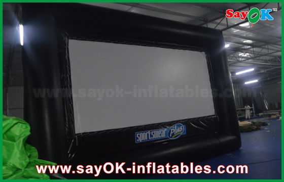 Pantalla de proyector inflable pantalla de cine inflable de la película de Protable del Pvc de 6 de los x 3.5m/del paño de Oxford para el alquiler