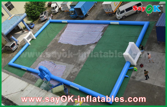Adultos PVC Tarpaulin Niños Inflables Campo de fútbol / fútbol para el exterior