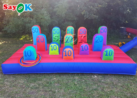 Juego de meta Pvc anillo inflable Juego de lanzamiento con anillos