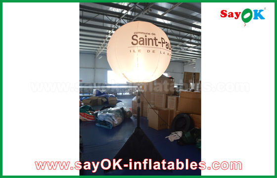 190T Tejido de nylon 1,5m DIA Publicidad Iluminación inflable Decoración Balón con trípode