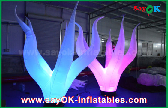 Decoración de iluminación inflable de tela de nylon 190T Fuerte y resistente al viento