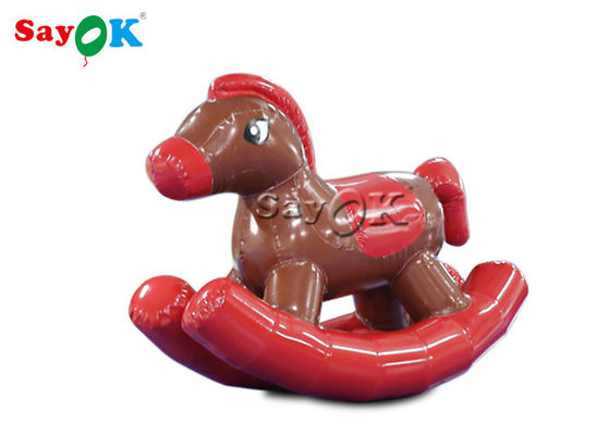 Niño rojo Pony Rocking Horse inflable del PVC de Sayok