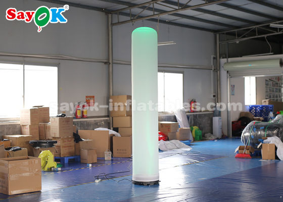 2Columna de tubo inflable de.5m con soplador de aire y mando a distancia para la boda