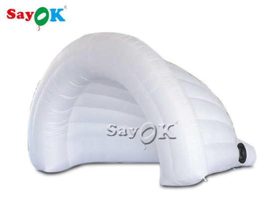 Tenda de cúpula inflable de media esfera de golf 2.3x1.5mH