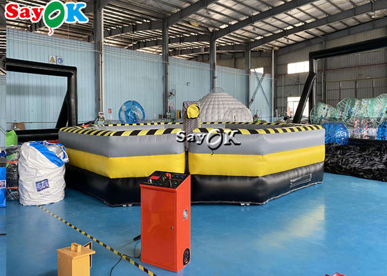 Máquina inflable loca inflable de la fusión del juego del Wipeout de los juegos los 7m del carnaval para la diversión