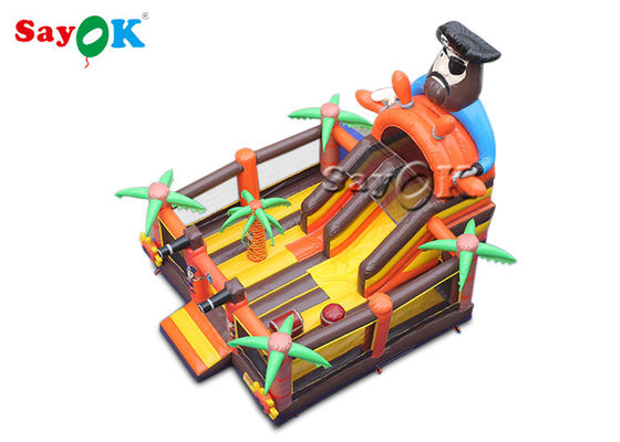 El castillo de salto pirata de aire libre, el salpicador inflable para niños