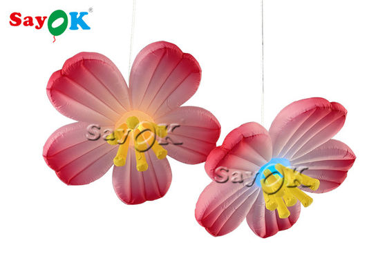 Decoración colgante Rosa Oxford 1.5m Flora inflada de led