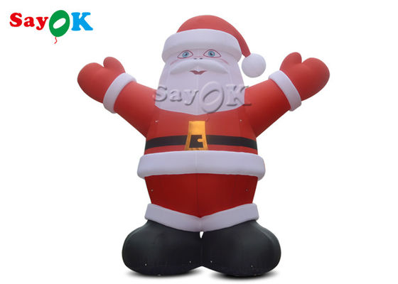 Decoraciones para las fiestas 6m de PVC Papá Noel inflable