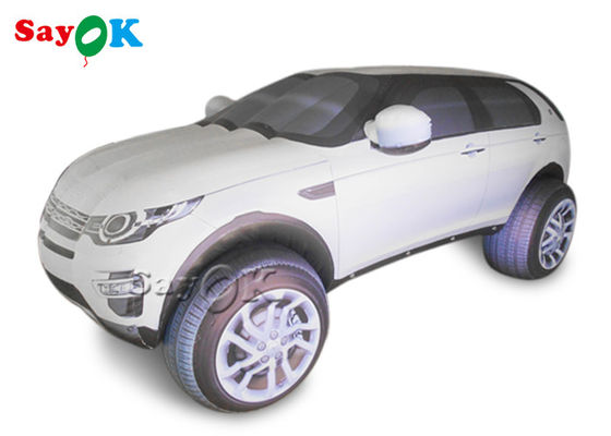 Vehículo inflable Oxford blanco personalizado para publicidad