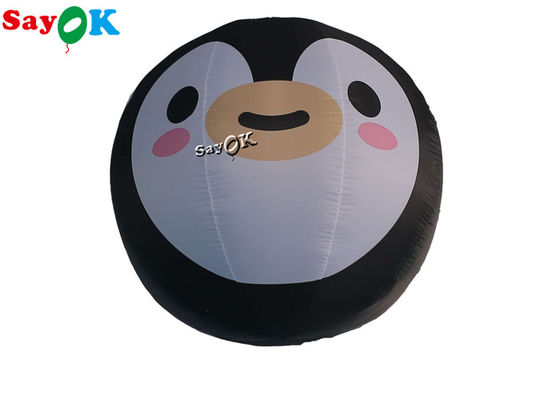 Decoración de iluminación inflable de 1.5m 5ft Balón de pingüino