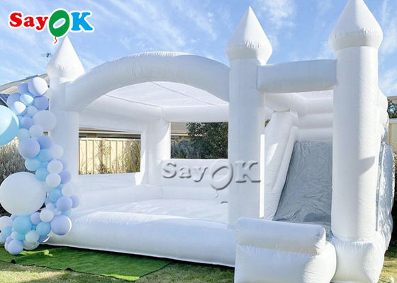 Adultos 5m 16.5ft Casamiento comercial castillo de salto con tobogán