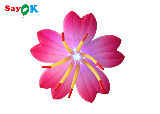 La aduana llevó las flores inflables brillantes de la publicidad iluminada para la decoración del partido de la etapa