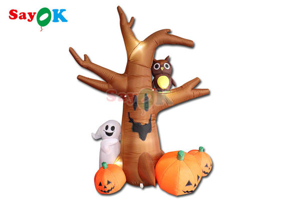 2mH Inflación Calabaza para el patio Fantasmas al aire libre Árbol Decoración de Halloween
