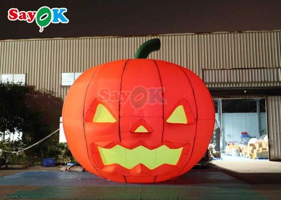 16.4FT Halloween gigante en exteriores Decoraciones de calabaza inflable Impresión digital