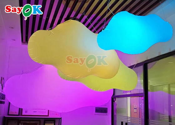 Eventos gigantes Balón inflable en forma de nube para publicidad 2m 2.5m 3m