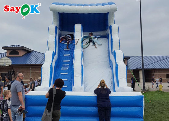 Deslizador inflables para niños para la piscina azul y blanco piscina inflables deslizador / niños inflables parque acuático