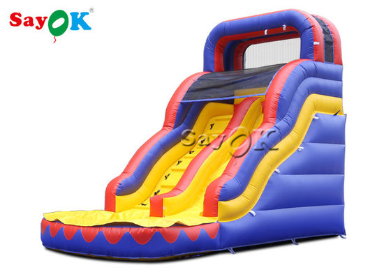 Niños industriales Deslizador inflable para exteriores Anti ruptura de PVC Niños Deslizador inflable