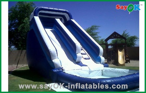 Enormes toboganes inflables de agua de lona de PVC personalizada Mini salpicador / salpicador inflables deslizamiento y deslizamiento para la diversión del agua