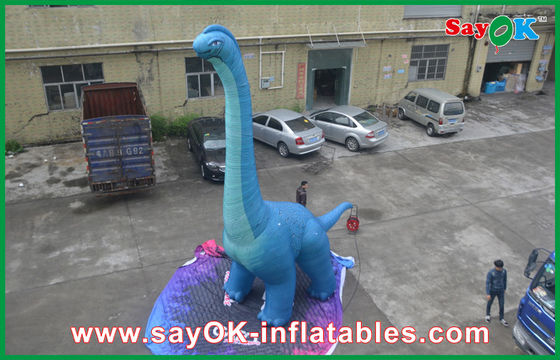 Dinosaurio inflables de Navidad a prueba de fuego Dragón inflables juguete Dinosaurio tela de Oxford con CE / UL soplador